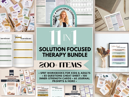 Solution Focused Therapy MEGA Bundle