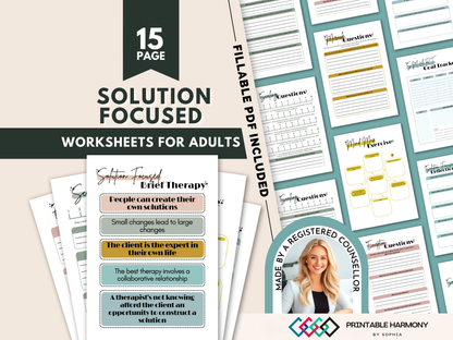 Solution Focused Therapy MEGA Bundle