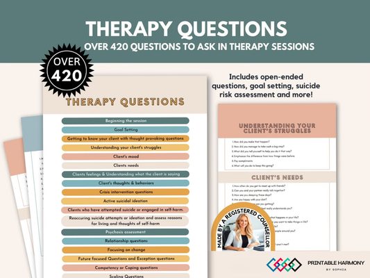 420 Therapy Questions Bundle